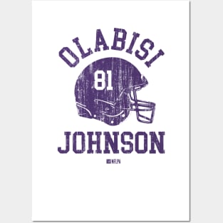 Olabisi Johnson Minnesota Helmet Font Posters and Art